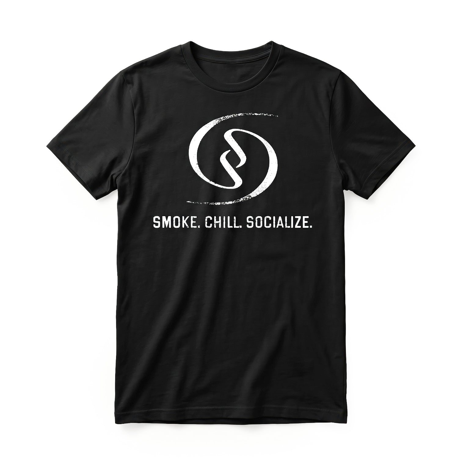 Smoke. Chill. Socialize. T-Shirt ( Black )
