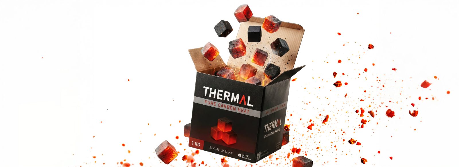 Thermal Charcoal coconut cubes